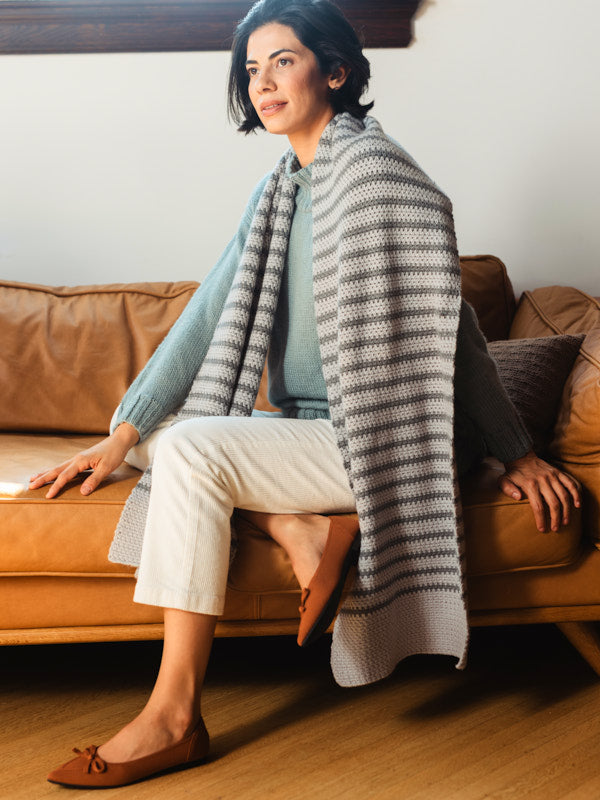 Cumberland Shawl in Berroco Modern Comfort Crochet Pattern