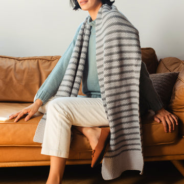 Cumberland Shawl in Berroco Modern Comfort Crochet Pattern