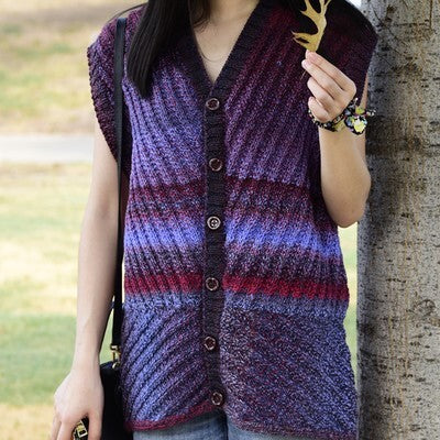Jojoland Illusion Waistcoat Knitting Pattern