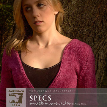 Specs V-Neck Mini-Sweater Jumper Knitting Pattern