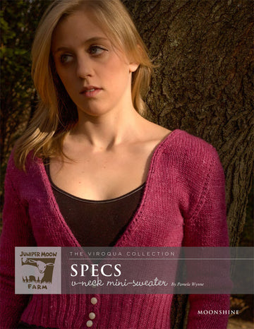 Specs V-Neck Mini-Sweater Jumper Knitting Pattern