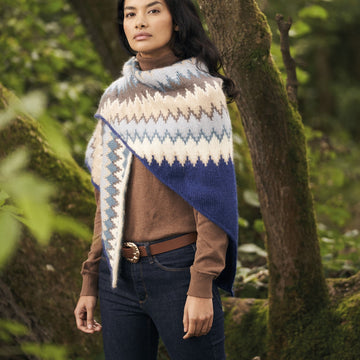 Fairisle Wrap Knitting Pattern