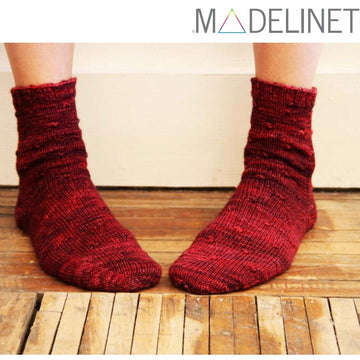 Madelinetosh Dimpled Socks Knitting Pattern