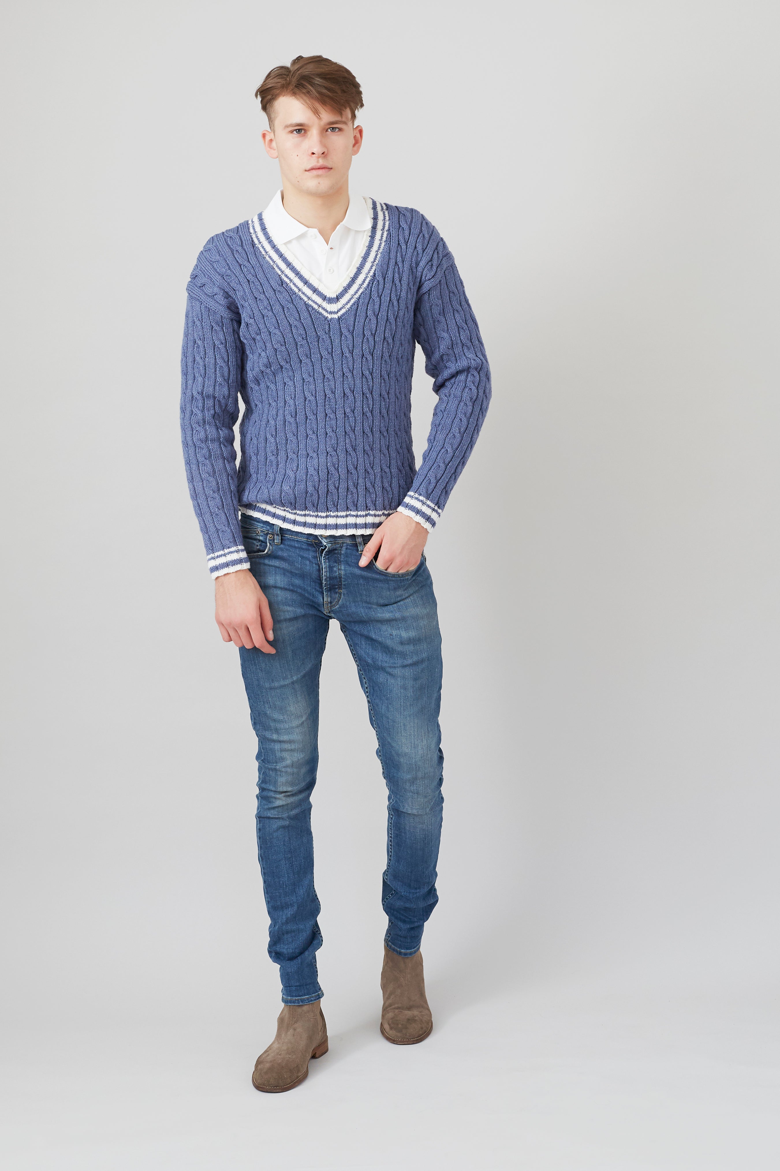 Debbie Bliss Kentwell Sweater Knitting Pattern
