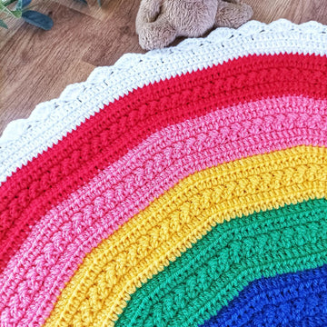 Cloudy Bo Rainbow Blanket