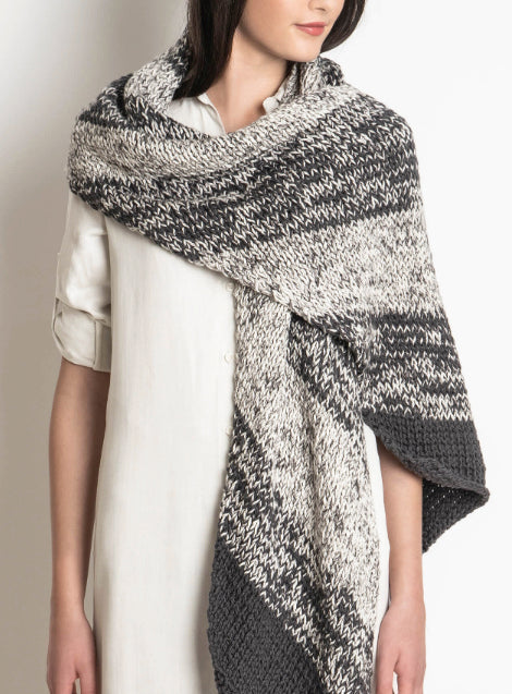 Blue Sky Fibers Worthington Wrap Scarf Knitting Pattern