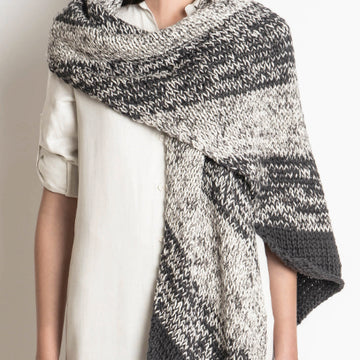 Blue Sky Fibers Worthington Wrap Scarf Knitting Pattern