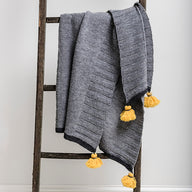 Blue Sky Fibers Scandia Throw Blanket Knitting Pattern