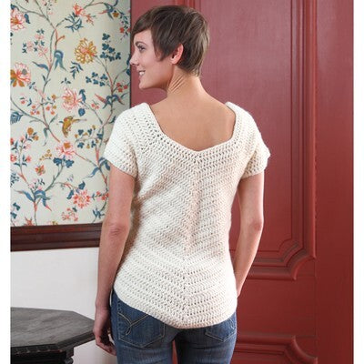 Valley Yarns Laurentide Sweater Crochet Pattern