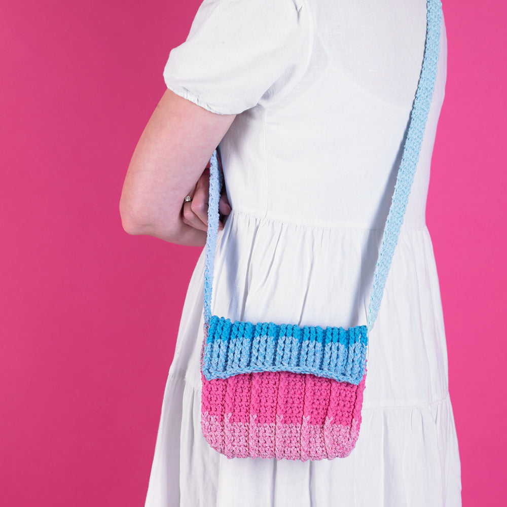 Paintbox Yarns About Town Crossbody Bag Crochet Pattern