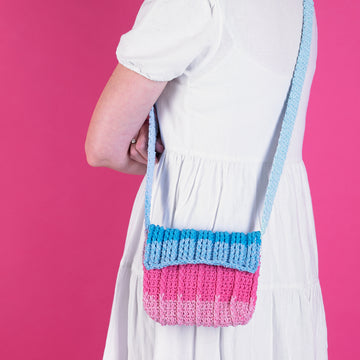 Paintbox Yarns About Town Crossbody Bag Crochet Pattern