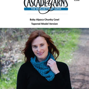 Cowl Neck Wrap in Cascade Baby Alpaca Chunky - C190 - Free PDF