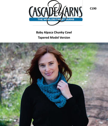 Cowl Neck Wrap in Cascade Baby Alpaca Chunky - C190 - Free PDF