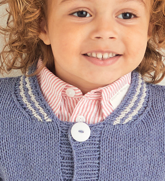 Sirdar Varsity Jacket Cardigan Knitting Pattern