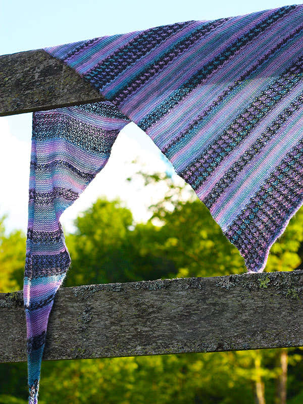 Cowry Shawl Wrap Knitting Pattern