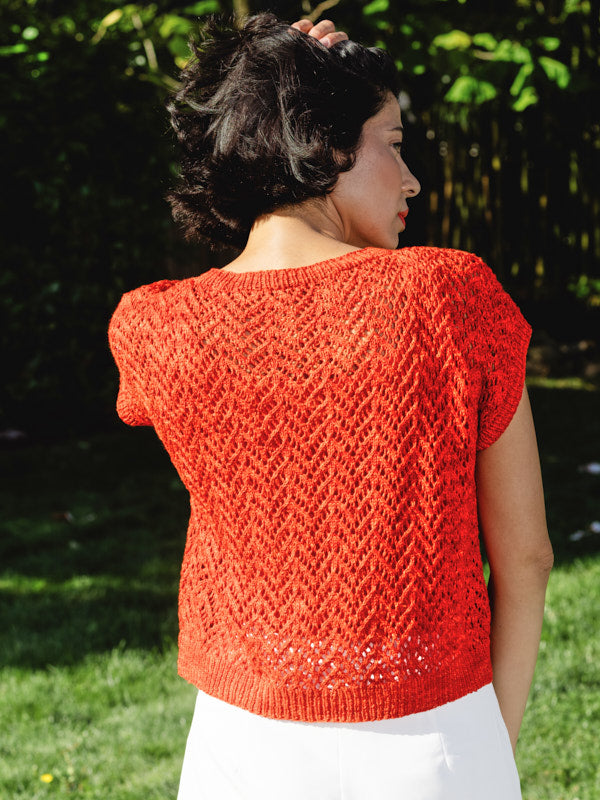 Coralline Top in Berroco Tillie Knitting Pattern