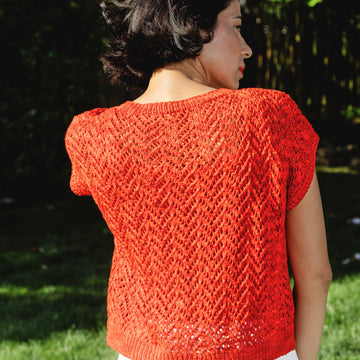 Coralline Top in Berroco Tillie Knitting Pattern