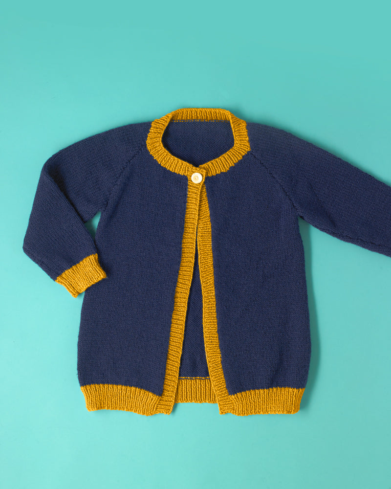 Paintbox Yarns Swing Cardigan Knitting Pattern