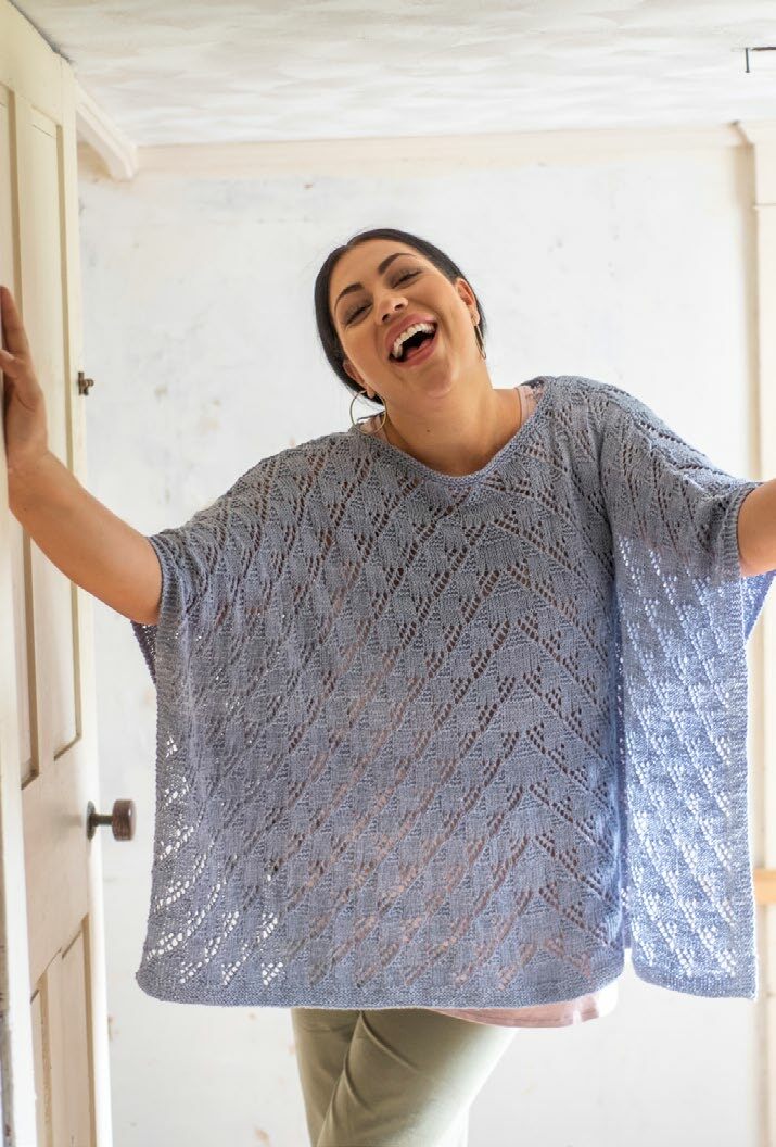 Arade Poncho Cape Knitting Pattern