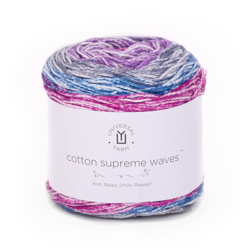 Universal Yarn Cotton Supreme Waves Yarn - Cotton 3 Ply