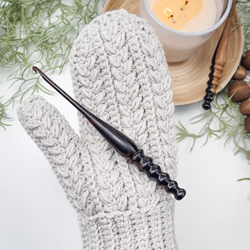 Winter Wheat Flat Mittens