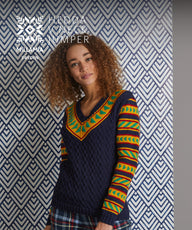 MillaMia Hedda V Neck Jumper Knitting Pattern
