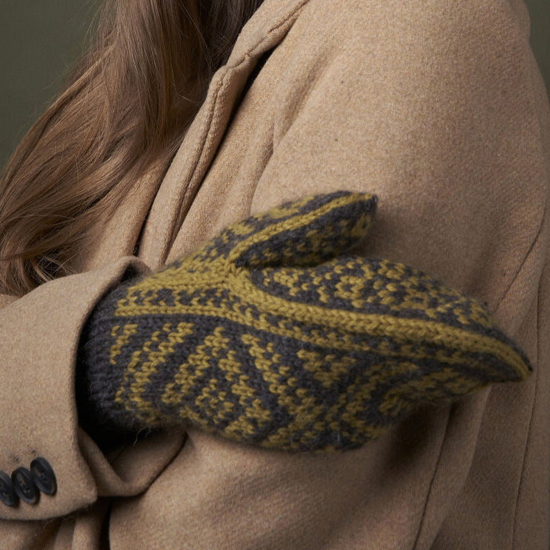 Rowan Bykle Mittens Knitting Pattern