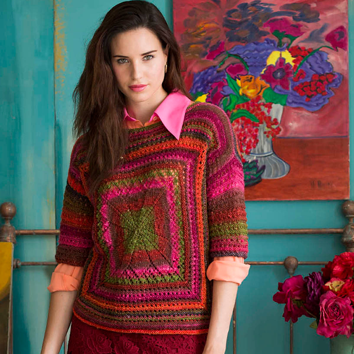 Noro Mitered Knitting Pattern