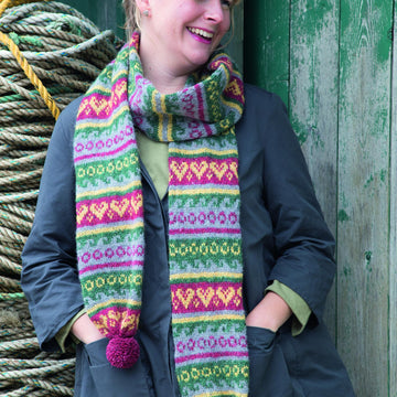 Heart Wave Scarf