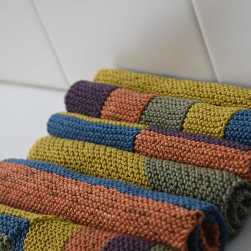 Colorblock Washcloths