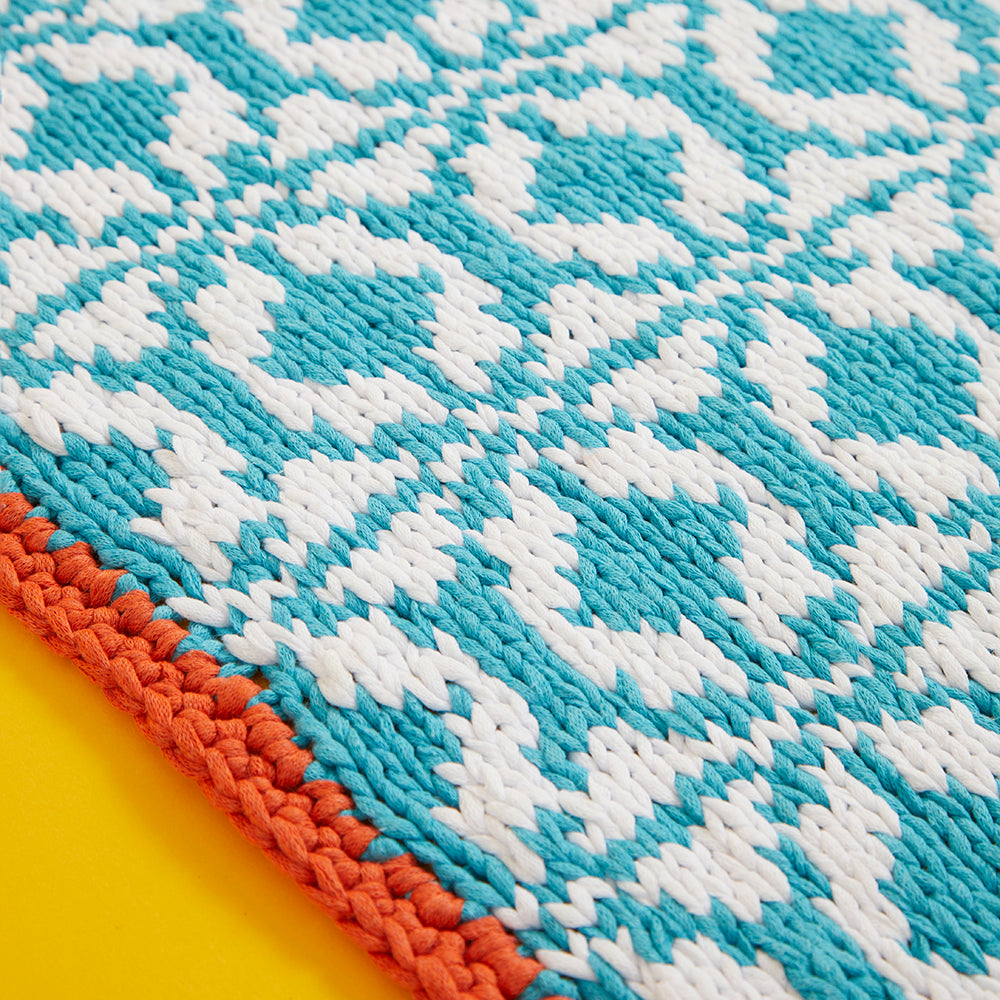 Paintbox Yarns Funky Fairisle Wall Hanging Knitting Pattern