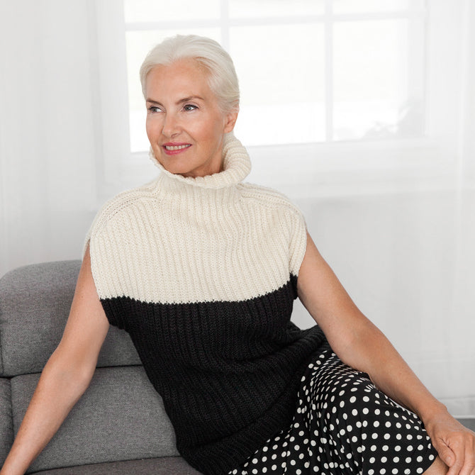 Lana Grossa 09 Pullover Jumper Knitting Pattern