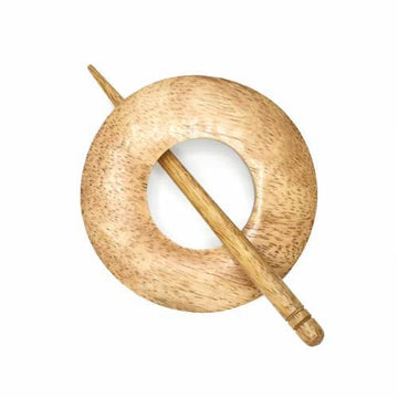LYKKE Works Mango Wood Shawl Pin