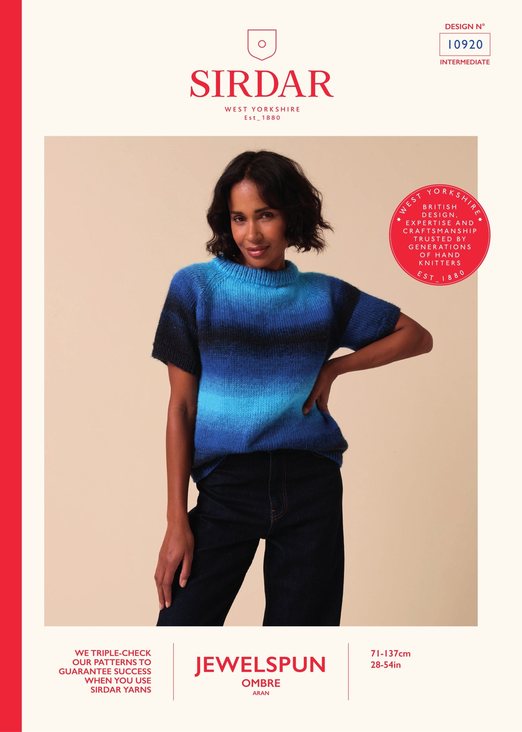Colour Go Round Sweater Jumper Knitting Pattern