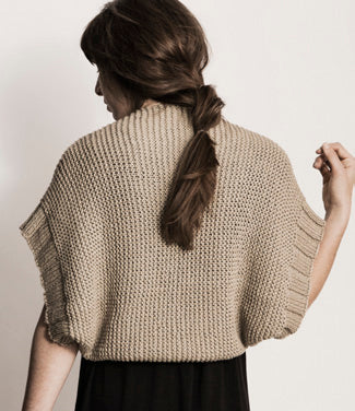 Blue Sky Fibers Afton Shrug Bolero Knitting Pattern