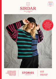 Sirdar Bright Lights Sweater Jumper Knitting Pattern