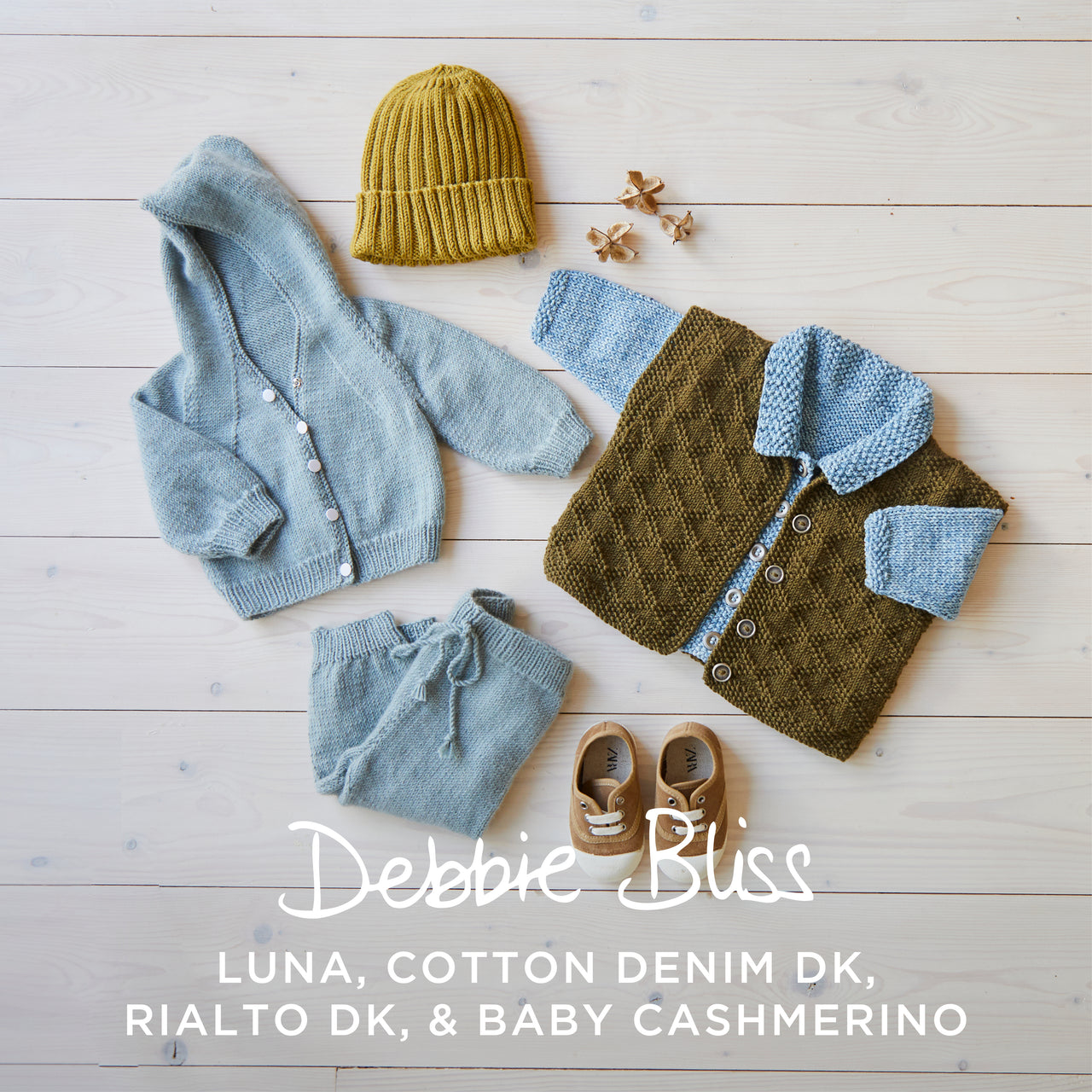 Debbie Bliss Baby Sport Jacket, Hoodie, Gilet, Joggers & Hat