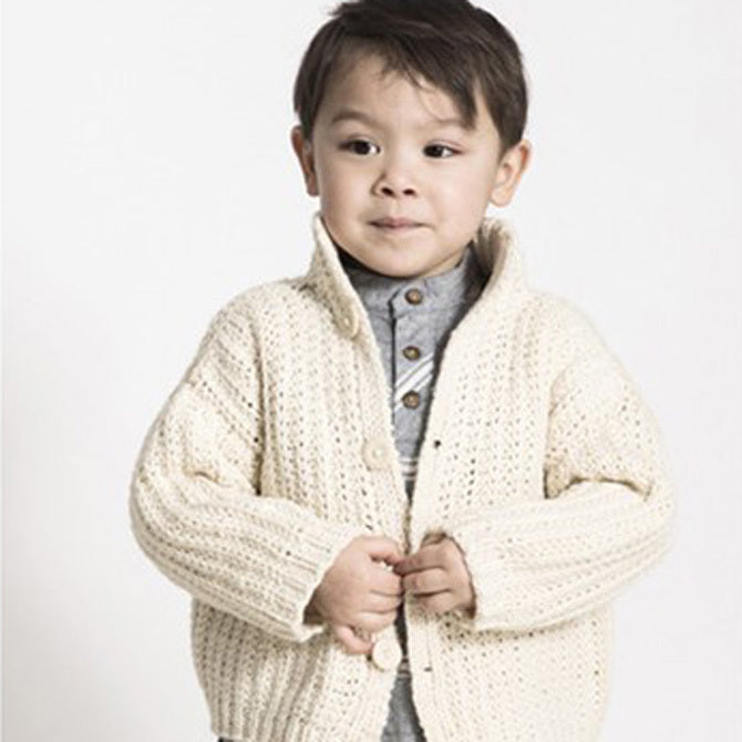 Blue Sky Fibers Cookies and Cream Cardi Knitting Pattern