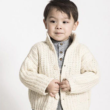Blue Sky Fibers Cookies and Cream Cardi Knitting Pattern