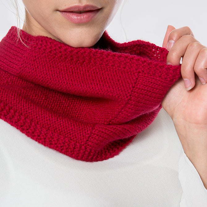 Shibui Knits Stanza Cowl Knitting Pattern
