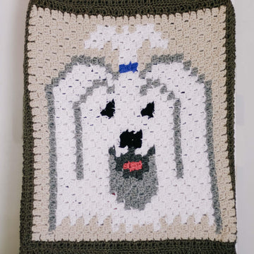 C2C Havanese / Maltese Dog Blanket Square
