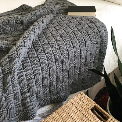Chunky Knit Blanket Pattern
