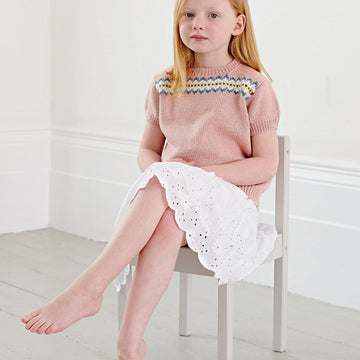 Debbie Bliss Maisie Fairisle Sweater Knitting Pattern