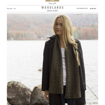 Swans Island Woodlands Scarf Knitting Pattern
