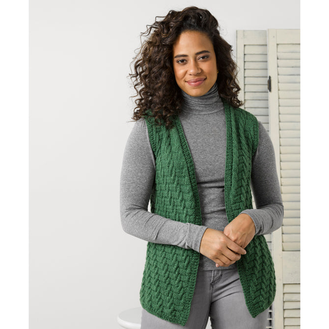 Tahki Yarns Ethridge Vest Knitting Pattern