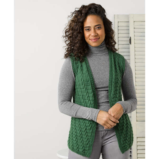 Tahki Yarns Ethridge Vest Knitting Pattern