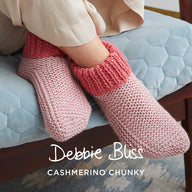 Debbie Bliss Cosy Slipper Socks Knitting Pattern