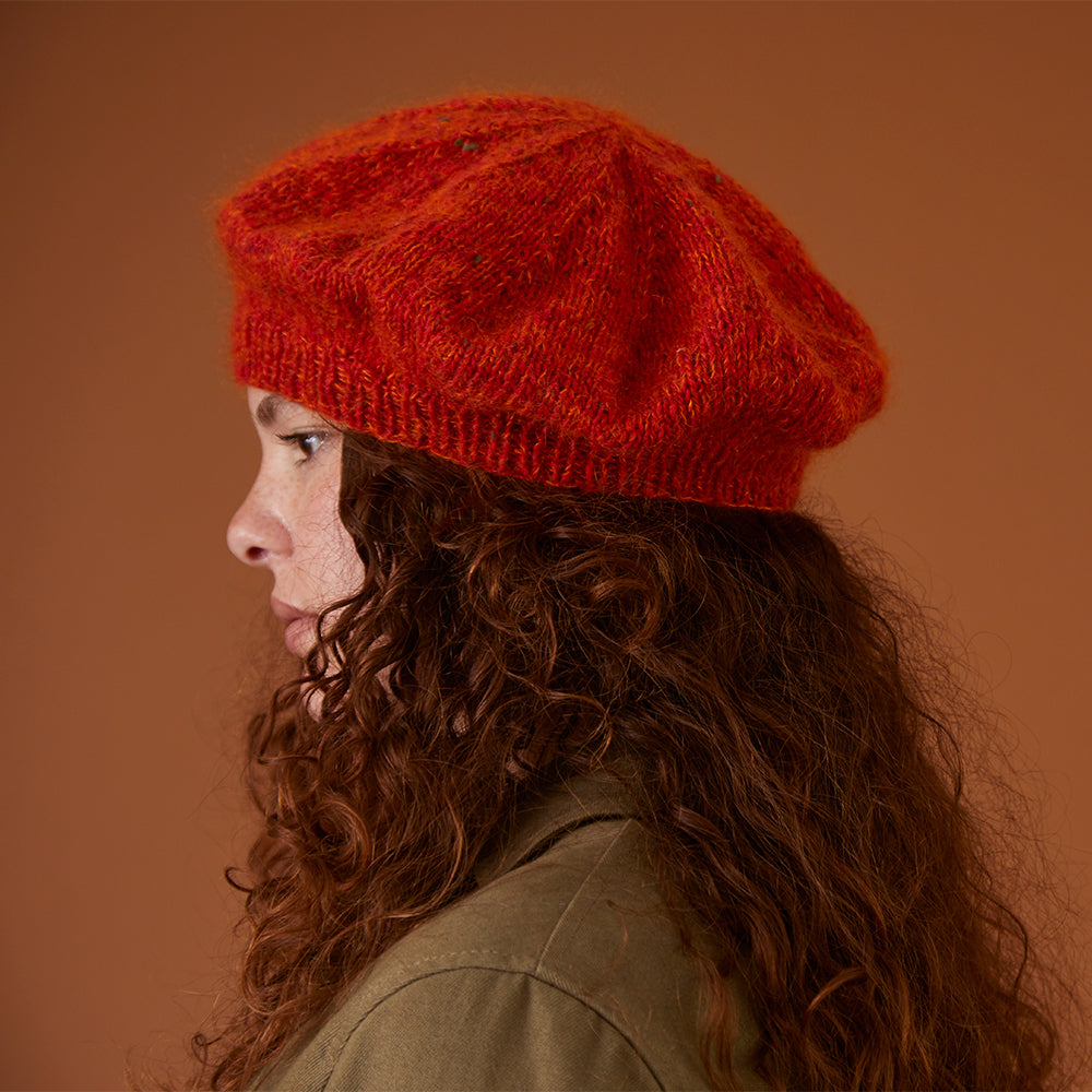 Debbie Bliss Nancy Beret & Hand Warmers Knitting Pattern