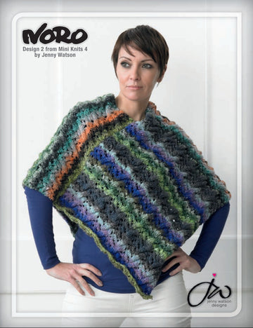 Noro Poncho Cape Knitting Pattern
