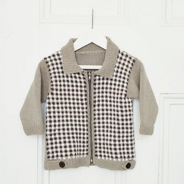 Debbie Bliss Gingham Jacket Knitting Pattern